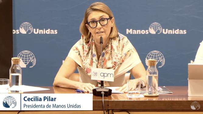 Cecilia Pinar, presidenta de Manos Unidas