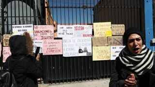 Protesta contra los casos de pederastia eclesial en Bolivia