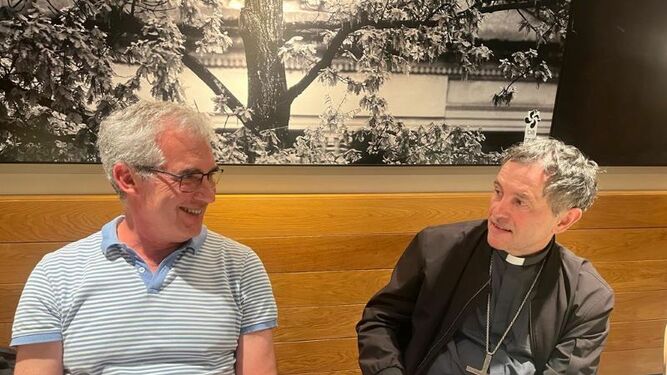 Iñigo Iriarte y Joseba Segura, en Bilbao
