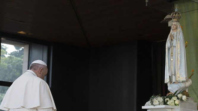 Francisco en Fatima. 2017