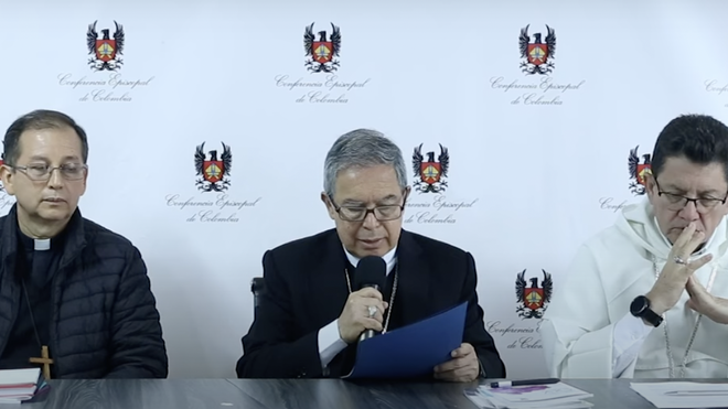 El presidente de los obispos colombianos informa sobre el mensaje