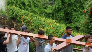 La "peregrinación" de los jóvenes católicos rusos