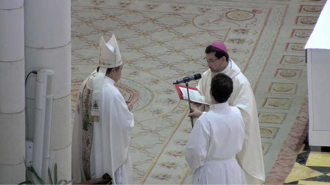 Cobo hace profesión de fe ante el nuncio Auza