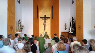 José Cobo, en la misa en Aoslos tras conocer su nombramiento