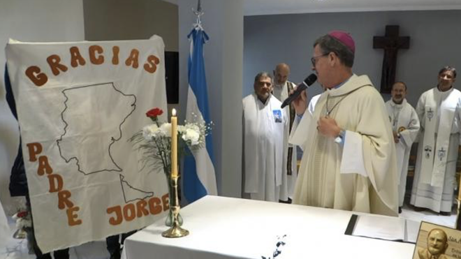 García Cuerva en Río Gallegos: "Fui bautizado como obispo por ustedes"