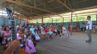 Celebración del pueblo yahua