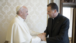 Ángel Fernández Artime, con el Papa Francisco