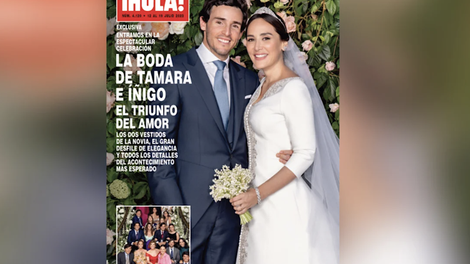 La boda de Tamara Falcó, portada de '¡Hola!'
