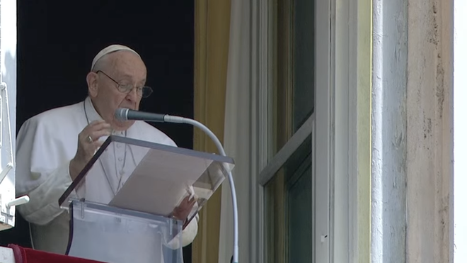 Francisco, en el Angelus de hoy