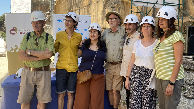 La Fundación Atapuerca y la Fundación ”la Caixa” presentan un programa para acercar la arqueología a menores en riesgo de exclusión social