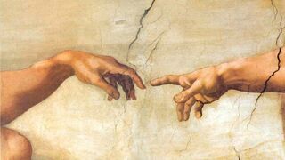 'La creación de Adán'. Miguel Ángel