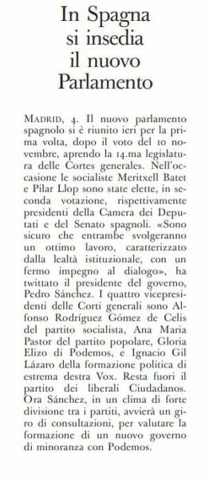 Vox, partit d'extrema dreta, com diu l'Osservatore Romano