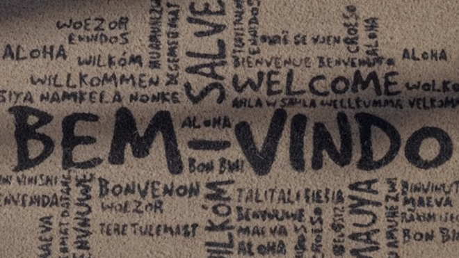 La alfombra que le ha puesto el alcalde de Lisboa al papa Francisco