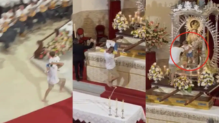 En la iglesia de los Realejos