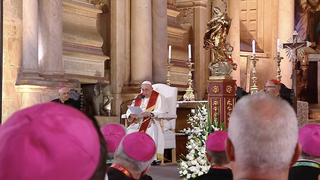 Francisco, en su encuentro con los miembros de la Iglesia en Portugal
