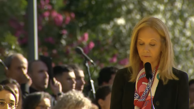 La rectora de la Universidad Católica