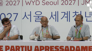 Omella, en la rueda de prensa