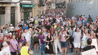Manifestación de HOAC en Segovia