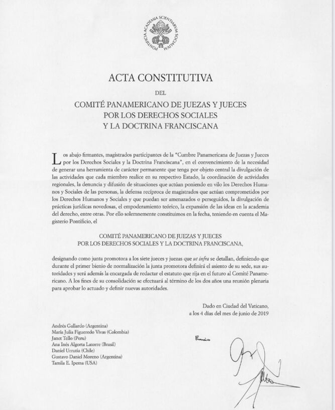 Quirógrafo del Papa