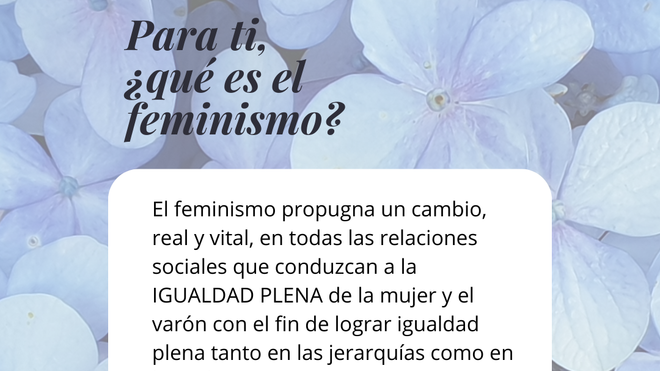EL FEMINISMO COMO PENSAMIENTO Y REALIDAD EN LA HISTORIA