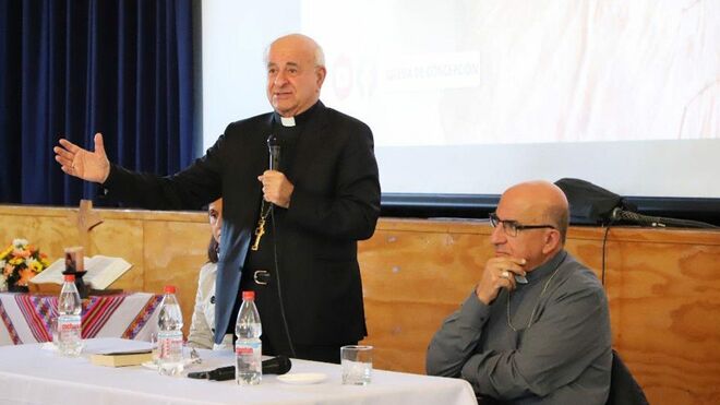 Monseñor Paglia y monseñor Chomali