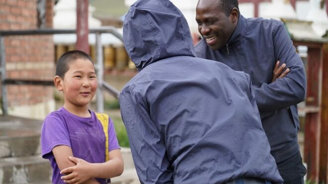 Padre Mate, misionero en Mongolia