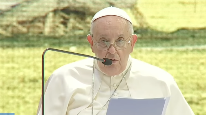 Discurso de Francisco ante los líderes religiosos