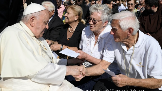 Saludos del Papa al término de la Audiencia General