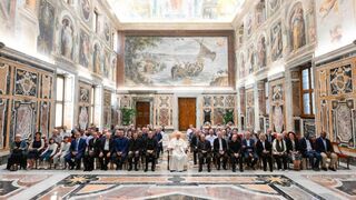 El Papa, con la Asociación Bíblica italiana