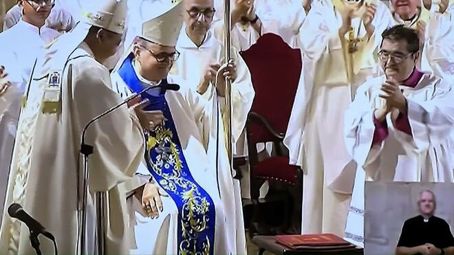 Sergi Gordo, en su toma de posesión en Tortosa