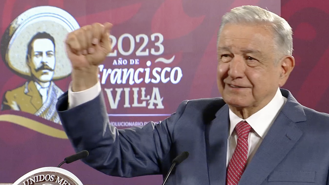 AMLO, hoy, en rueda de prensa