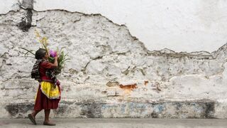 Una mujer en Guatemala