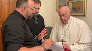 Toño Casado visita a Francisco