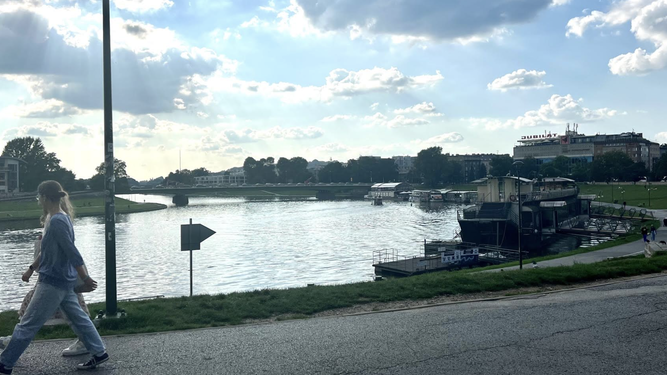El Vístula en Cracovia