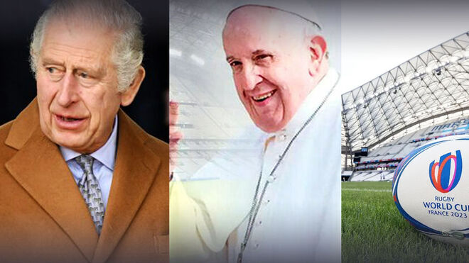 La visita del papa, Carlos III y el mundial rugby