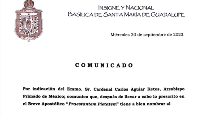 nuevo_rector_Basílica_Guadalupe