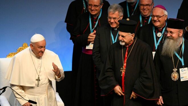 Francisco . Encuentros Mediterráneos de Marsella (VATICAN MEDIA Divisione Foto)