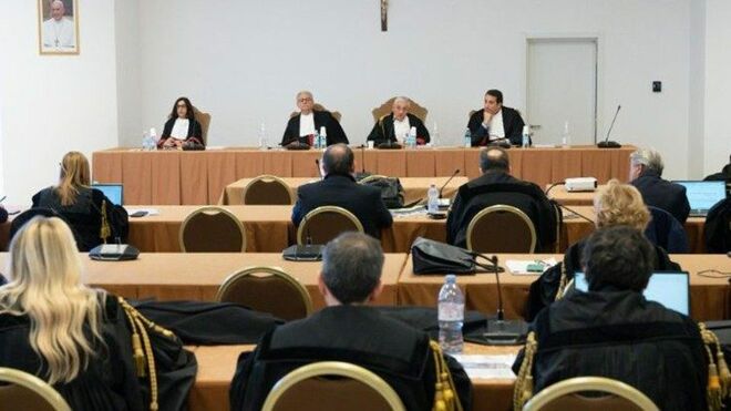 Una audiencia del proceso sobre la gestión de los fondos de la Santa Sede