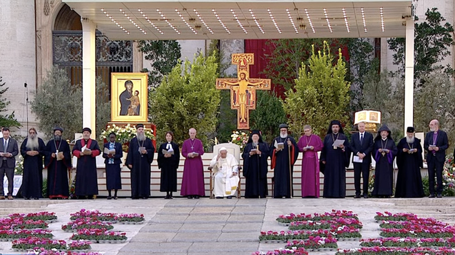 Los 13 líderes cristianos, unidos