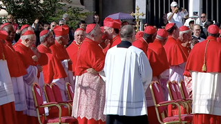 El abrazo del nuevo colegio cardenalicio