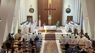 Primera Misa del neo cardenal Cobo en el Pontificio Colegio Español de Roma
