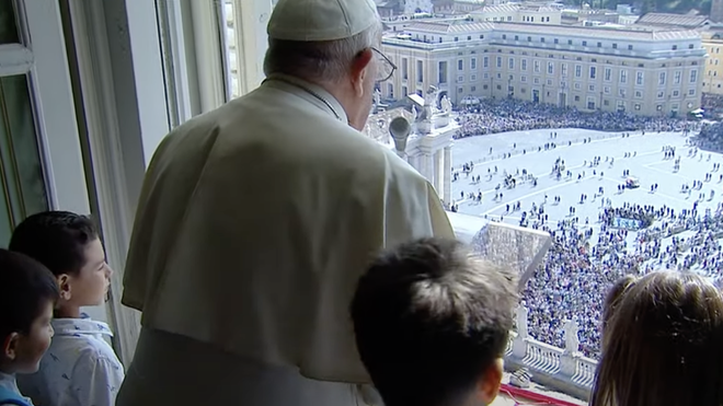 Francisco anunció un evento con niños de todo el mundo en Roma
