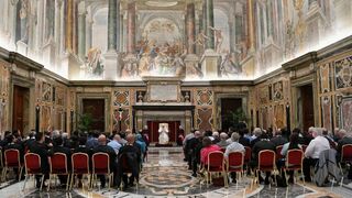 Audiencia del papa Francisco a los Misioneros del Sagrado Corazón de Jesús