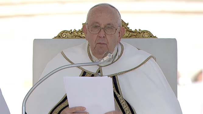 Francisco en la misa de apertura del Sínodo de la Sinodalidad