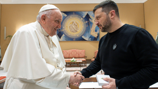 Papa Francisco y Zelensky
