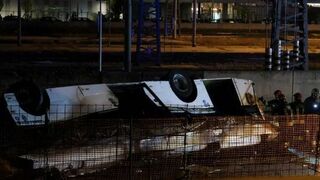 Autobús siniestrado