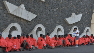 Migrantes llegados a la isla de Hierro