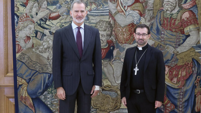 Felipe VI y el cardenal Cobo