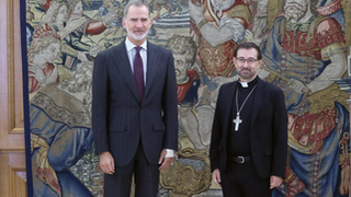 Felipe VI y el cardenal Cobo