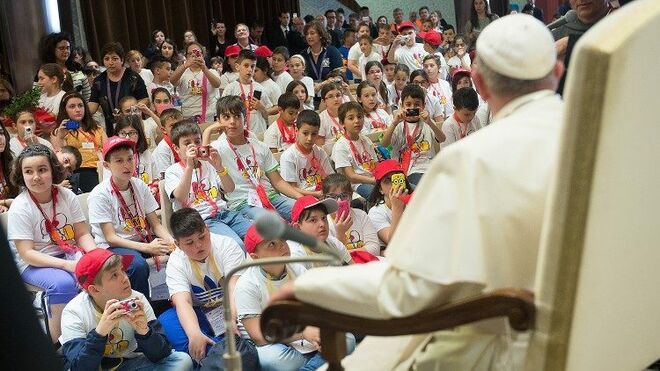 Audiencia de Francisco con los niños